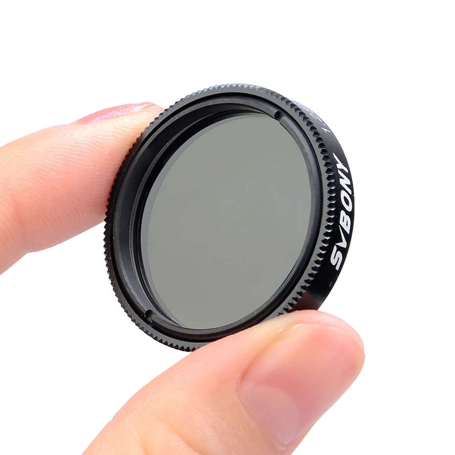 Imagem -04 - Filtro de Telescópio Svbony 1.25 Polegadas Filtro Polarizador Linear Vidro Óptico de Alumínio Anodizado para Observação Planetária Lunar
