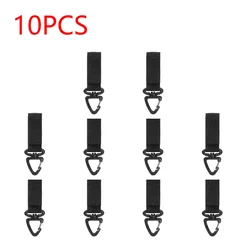1-10PCS Nylon Hang Buckle Strap Carabiners Tactical Buckle Belt Clips Keychain Camping Hanging Hooks Camping Tool