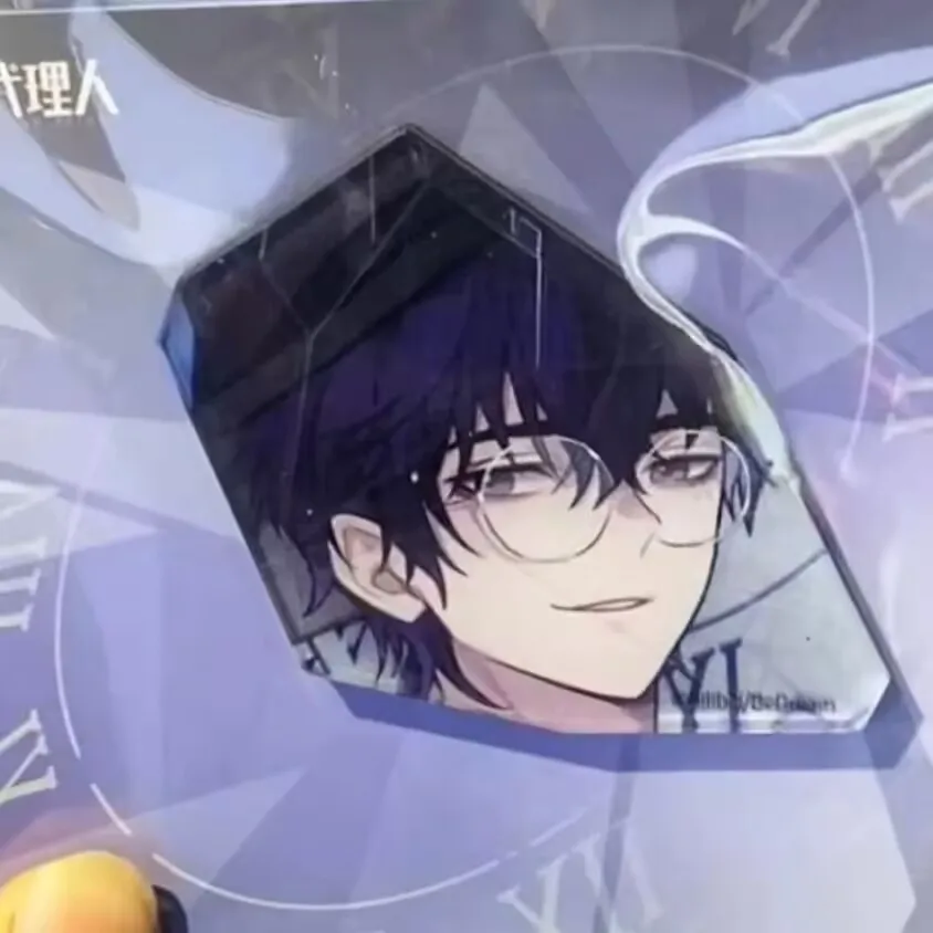 "وكيل الوقت" جزء القطار التجريبي Gu 'Cheng Xiaoshi, Lu Guang, Qiao Ling' زخرفة "مغناطيس الثلاجة" من الأكريليك Gu Zi