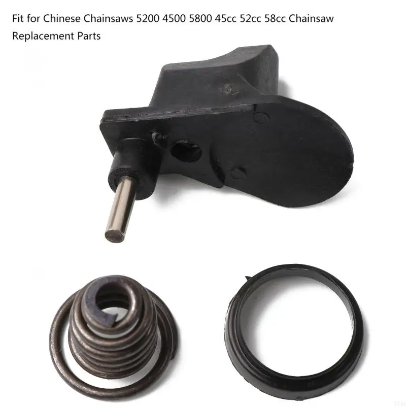 77JA Cadena práctica Catcher & Washer & Spring para motosierras chinas 5200 4500 5800 45cc 52cc 58cc Piezas reemplazo