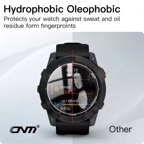 9H Tempered Glass For Garmin Fenix 8 7X 6X Pro 7 6 7S 6S 5 5S Solar AMOLED Screen Protector Glass Anti-scratch Film Accessories - Image 2