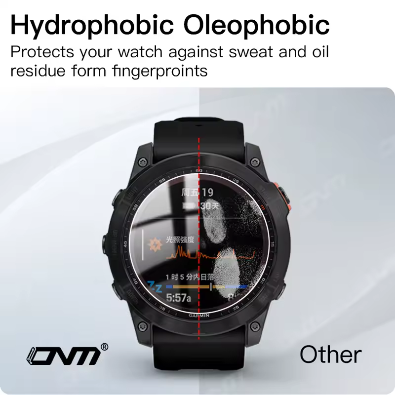 9H Tempered Glass For Garmin Fenix 8 7X 6X Pro 7 6 7S 6S 5 5S Solar AMOLED Screen Protector Glass Anti-scratch Film Accessories - Image 2