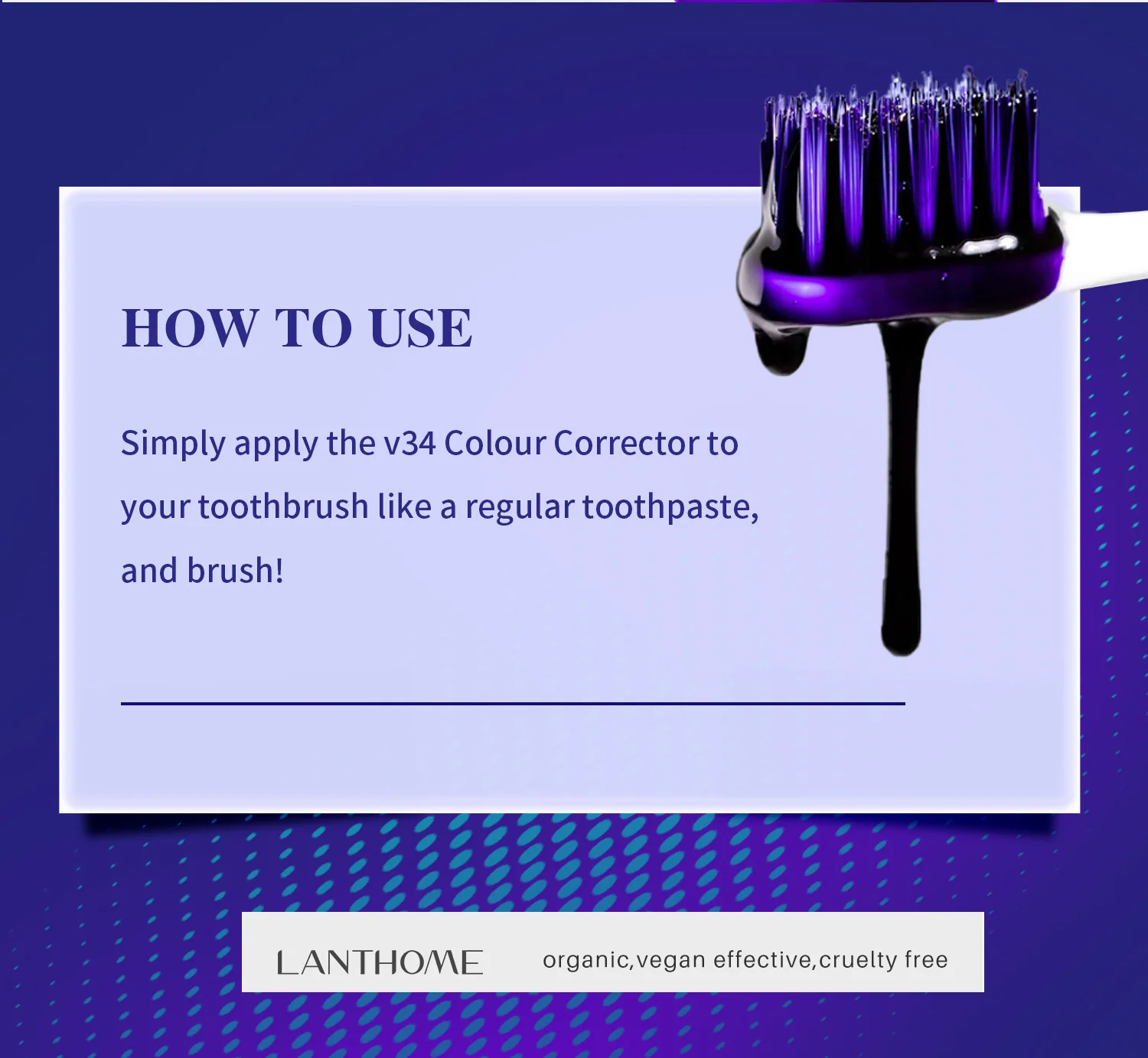 Teeth Whitening Toothpaste Mousse V34 Color Tooth Correction Whitener Teeth Purple Non-invasive Whitening Toothpaste