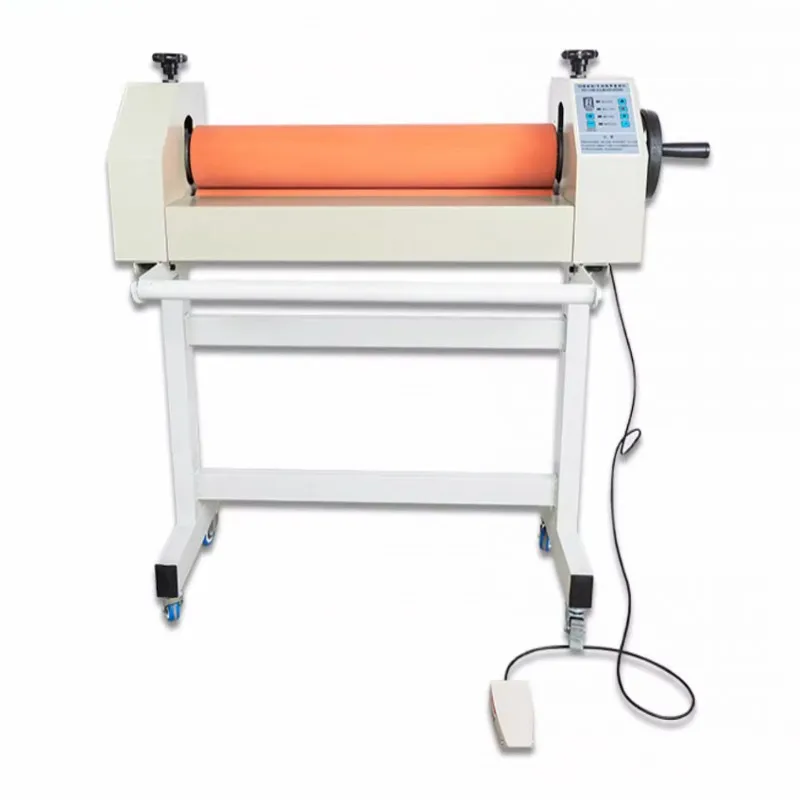 電気コールド ロール ラミネーター 650mm 25 インチの頑丈な大型ラミネーター