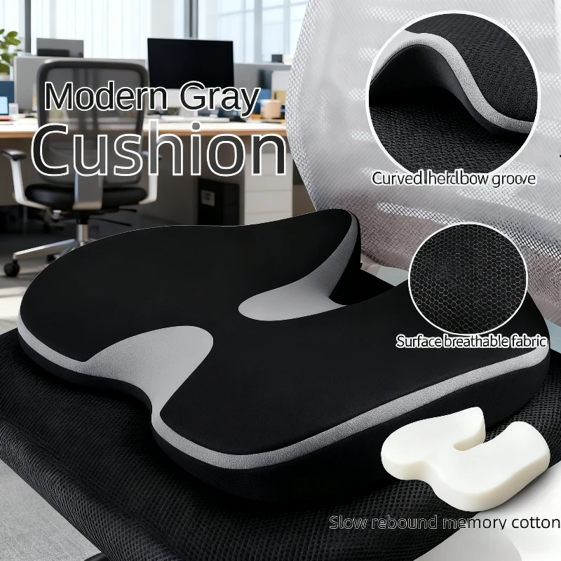 2025, neues Memory-Schaum-Bürostuhl-Kissen, Autositz-Erhöhungspolster, Schmerzlinderung, rutschfester Sitzverstärker für den Einsatz im Auto zu Hause und im Büro