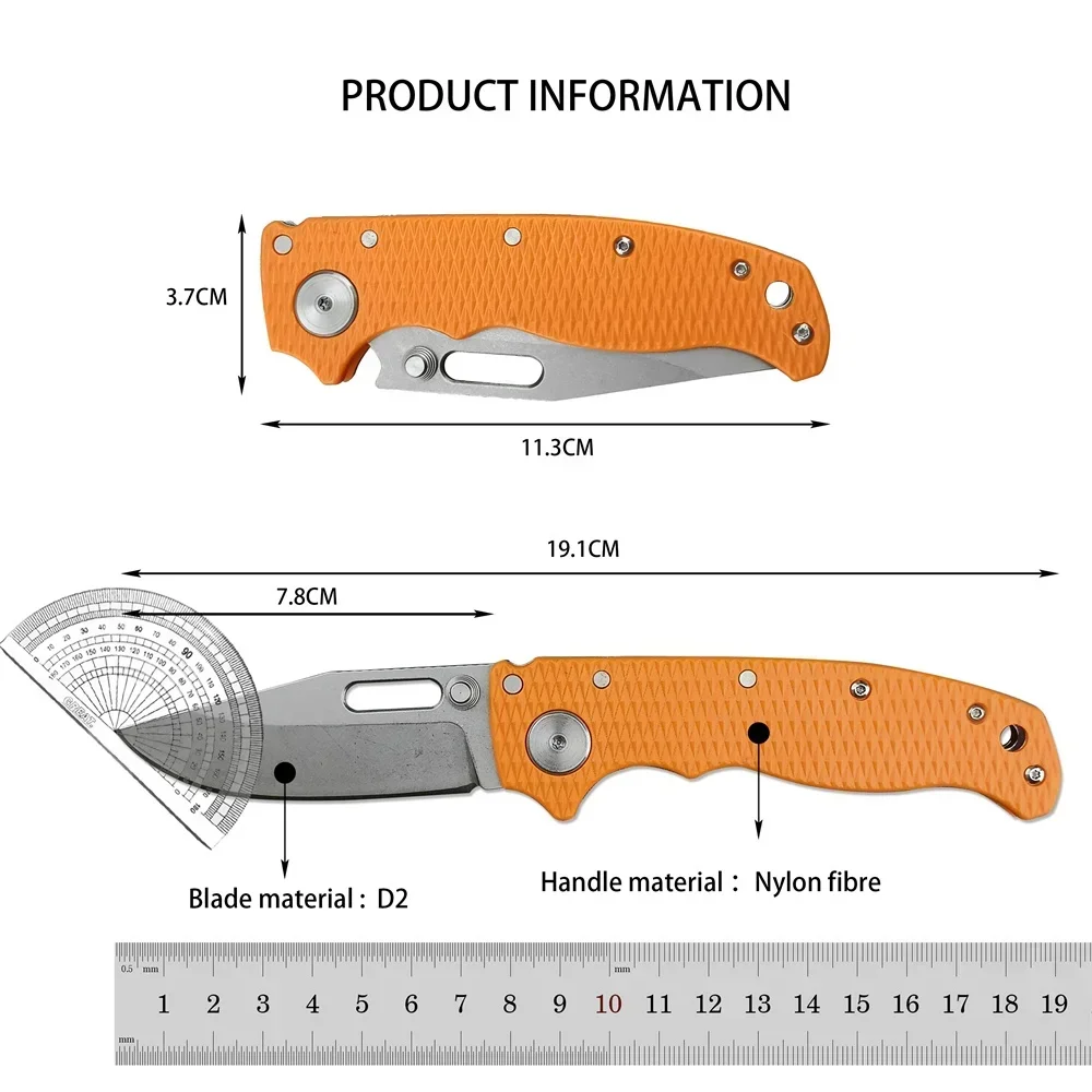 Survival DEMKO AD20 Pocket Folding Knife 8Cr13Mov Clip Point Blade G10 Handles Tactical Knives Outdoor Camping Hunting EDC Tools