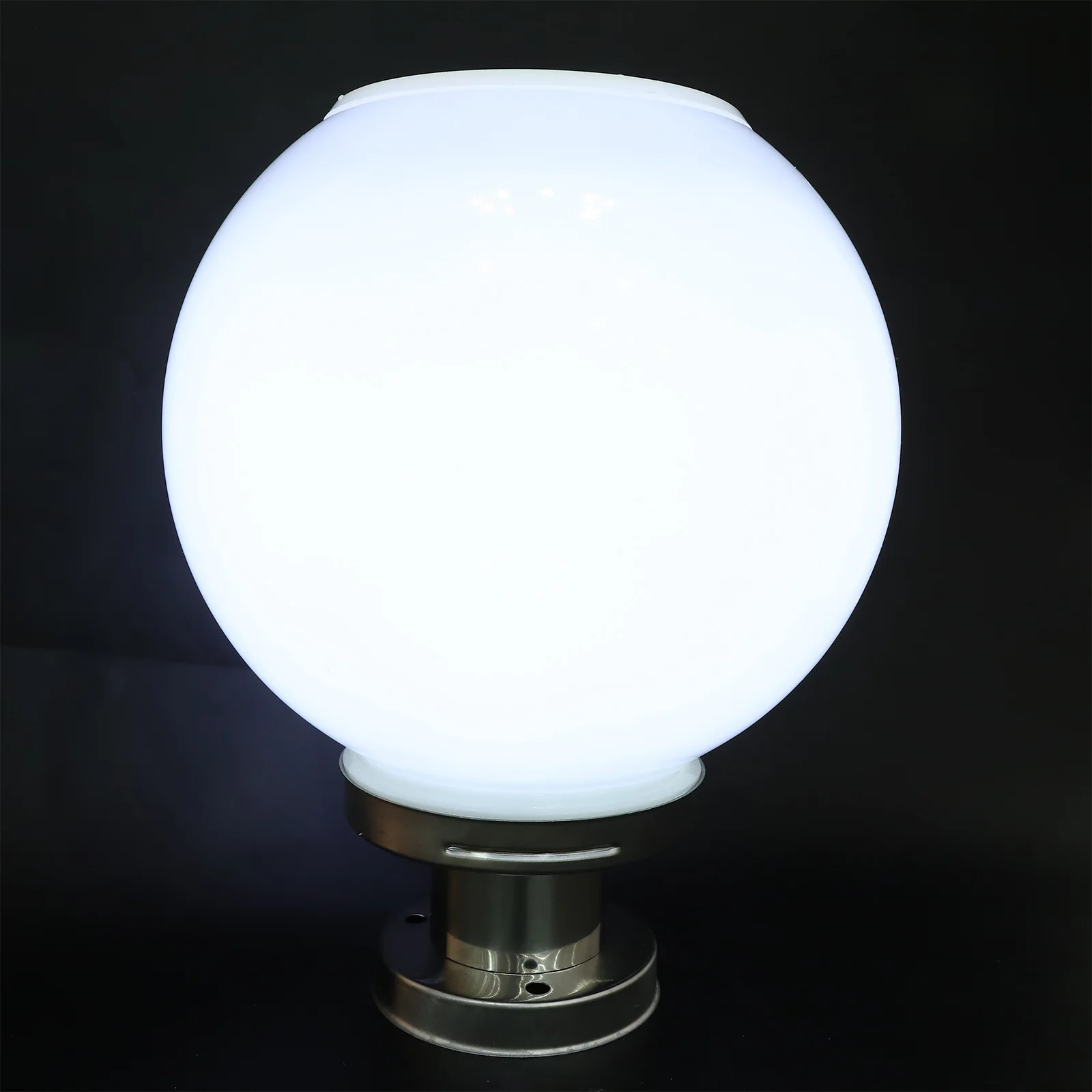 في الهواء الطلق مصباح الطاقة الشمسية الكرة على شكل ضوء مقاوم للماء فناء جدار الإضاءة أداة جيدة ختم الأداء الإضاءة الصحية #5