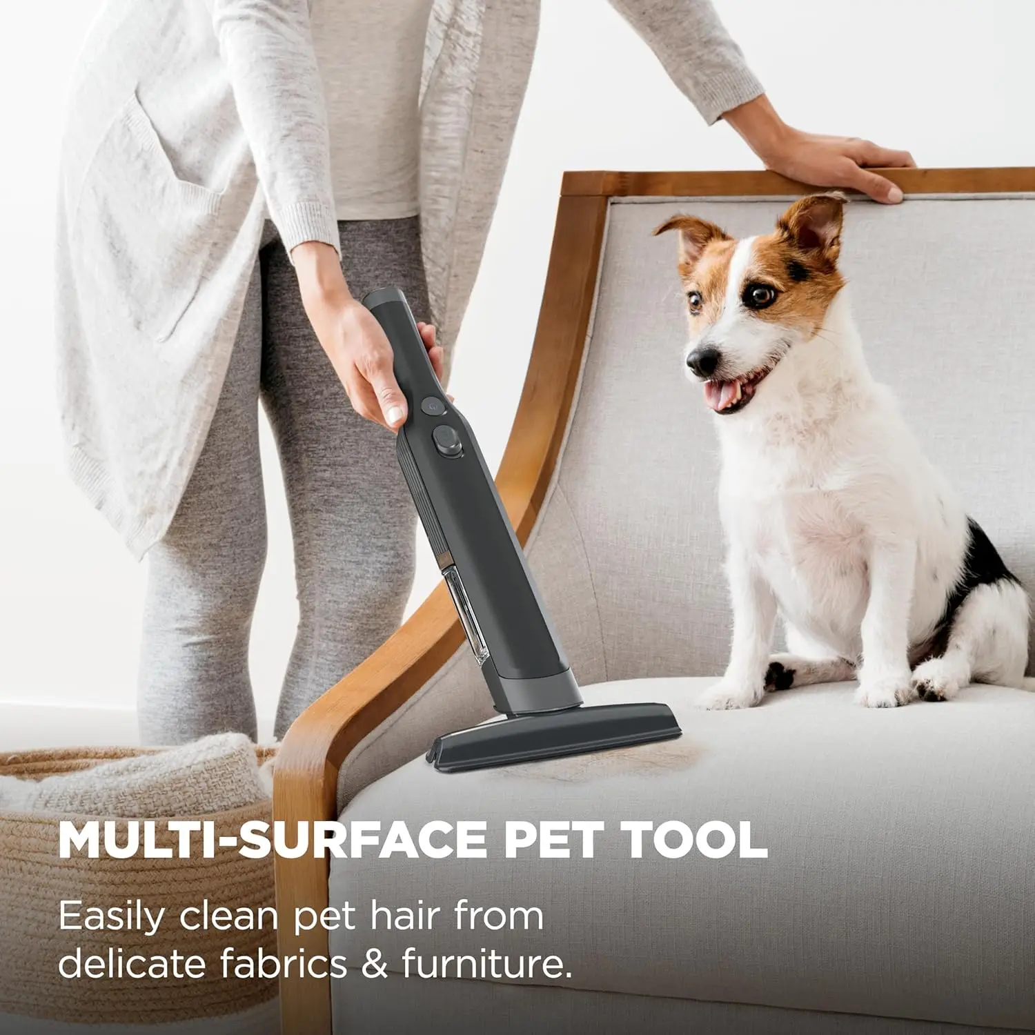 Ultra-Lightweight Cordless Hand Vacuum, 1.4 lbs, Powerful Suction for Pet Hair & Car, with Charging Dock & Crevice Tool view 5