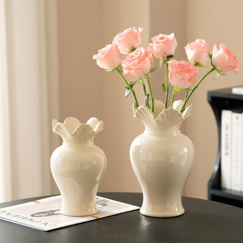 

LH ceramic high-end living room flower arrangement hydroponics niche dining table decoration ornament
