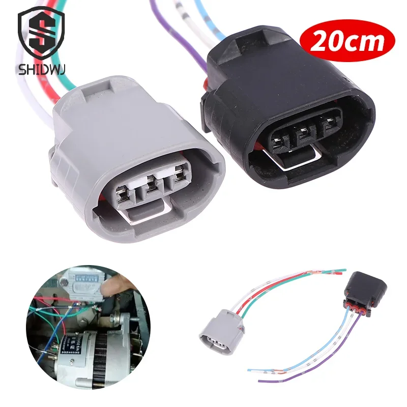 

1 шт., ремонт выводов генератора, 3 провода и вилка, жгут проводов регулятора Denso, 3-контактный автомобильный разъем, аксессуары, оптовая продажа