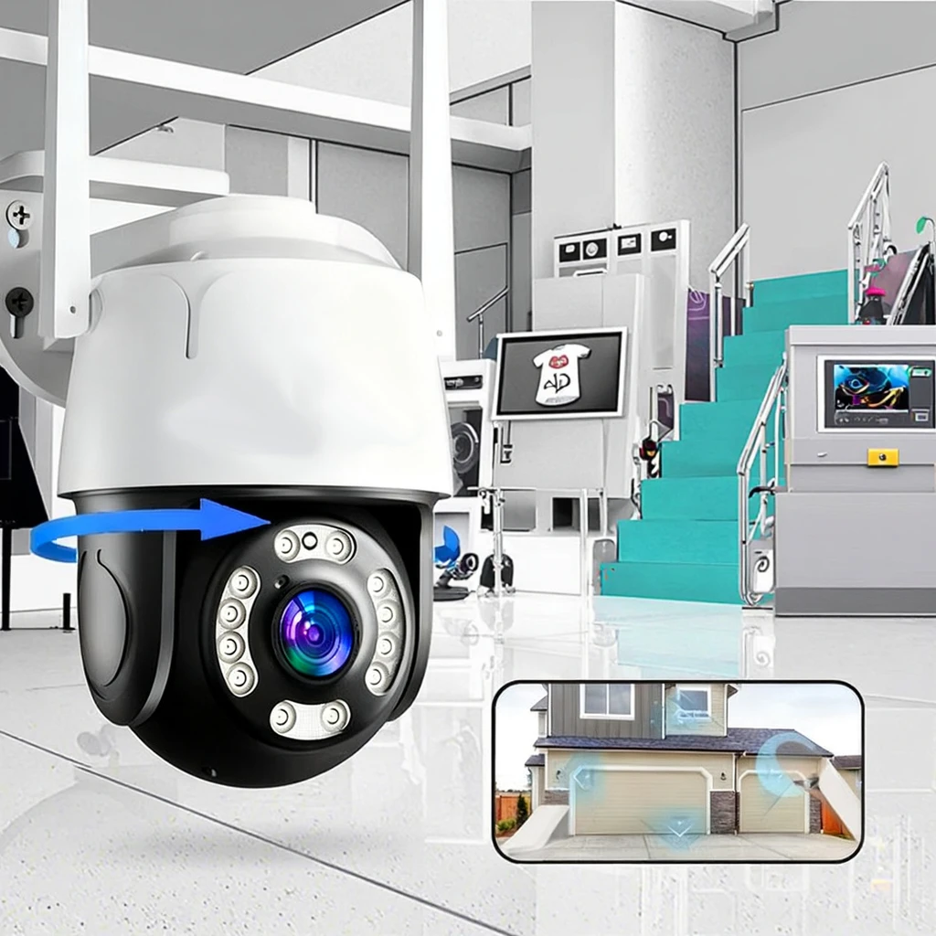 

Настенная уличная/внутренняя цилиндрическая камера 5 МП CMOS с ночным видением, двусторонней аудиосвязью, широким углом обзора, поддержкой карт памяти, IP66