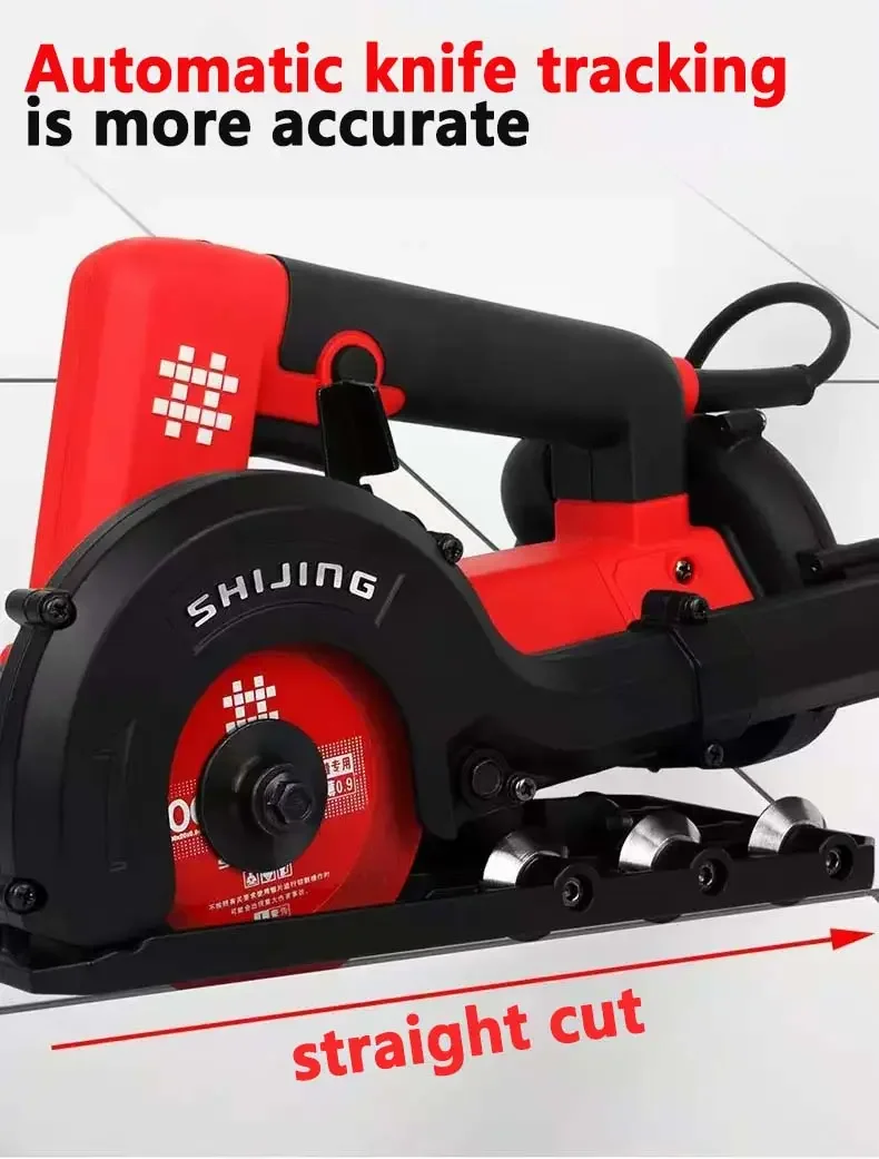 SHIJING220V Electric Seam Cleaner Ceramic Tile Beauty Sewing Machine Handheld Dust-free Straight Line Cleaning Cutting Seam Tool