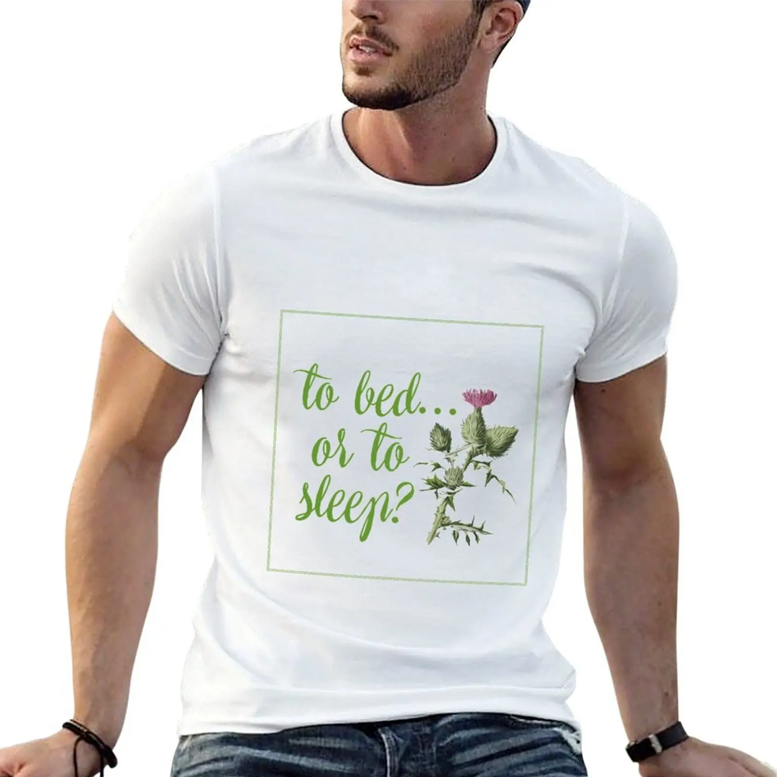 To Bed Or To Sleep T-Shirt Breathable Travel T-Shirt