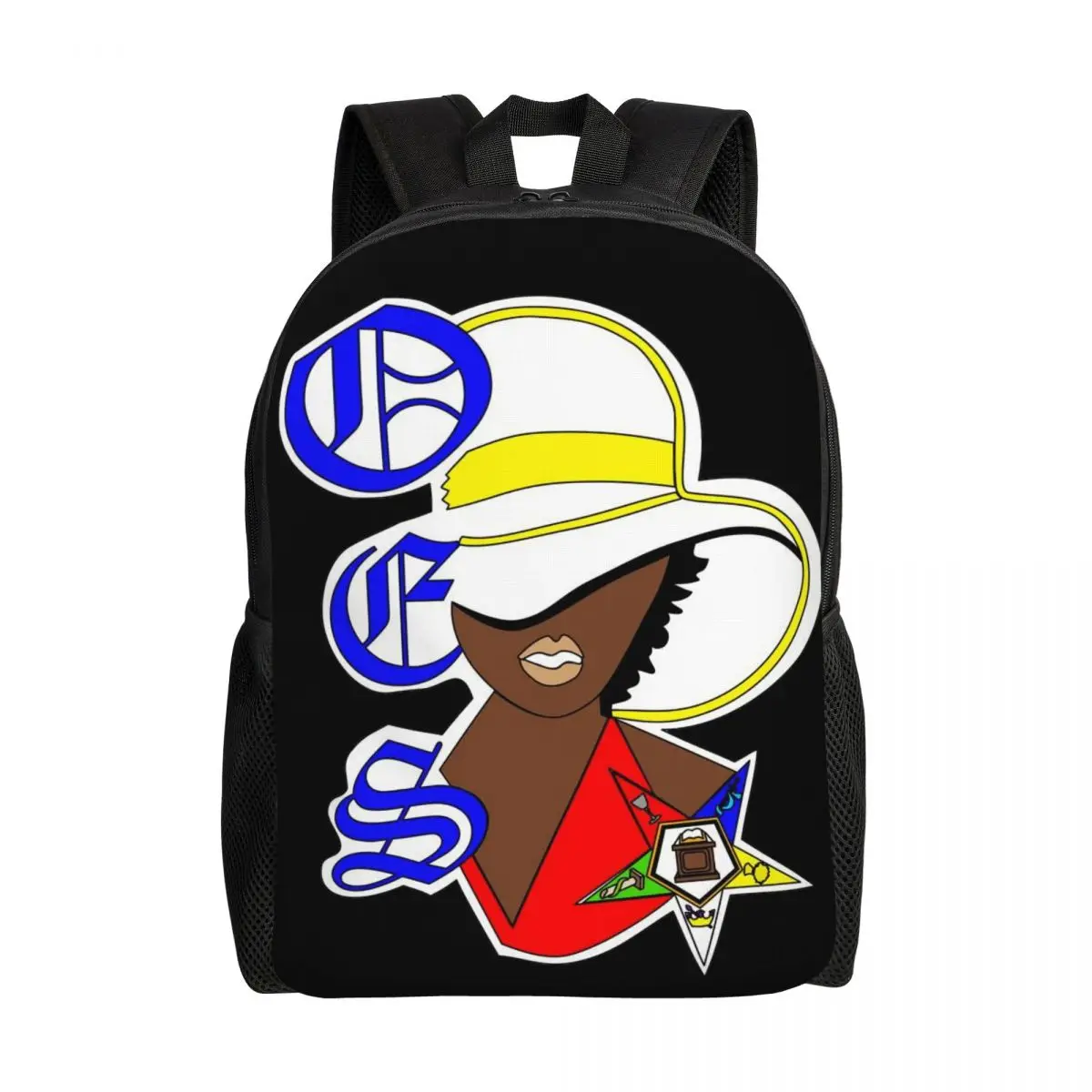 

Custom 3D Print Eastern Star Backpacks for Girls Boys OES College School Travel Bags Women Men Bookbag Fits 15 Inch Laptop