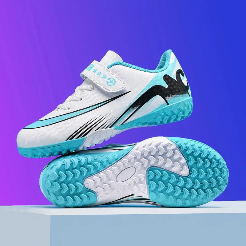 

Children Soccer Shoes Non Slip Training Boy Original Football Field Boots Futsal Sports High Quality Professional Football Shoes