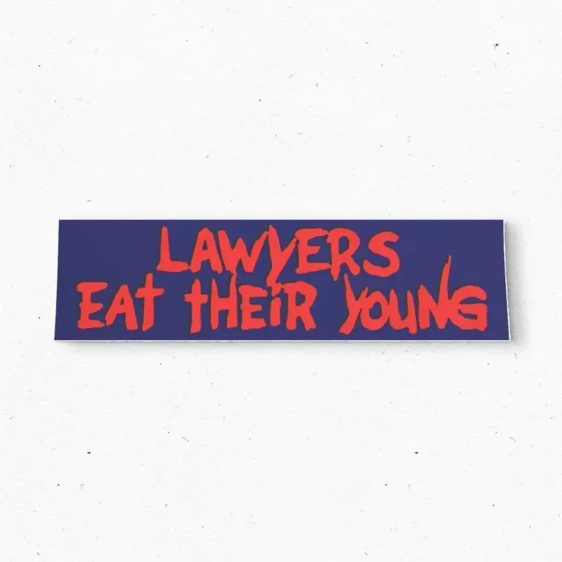 

Engineers eat their young bumper sticker-Funny vintage style-vinyl decal 80s-bumper stickers-car stickers
