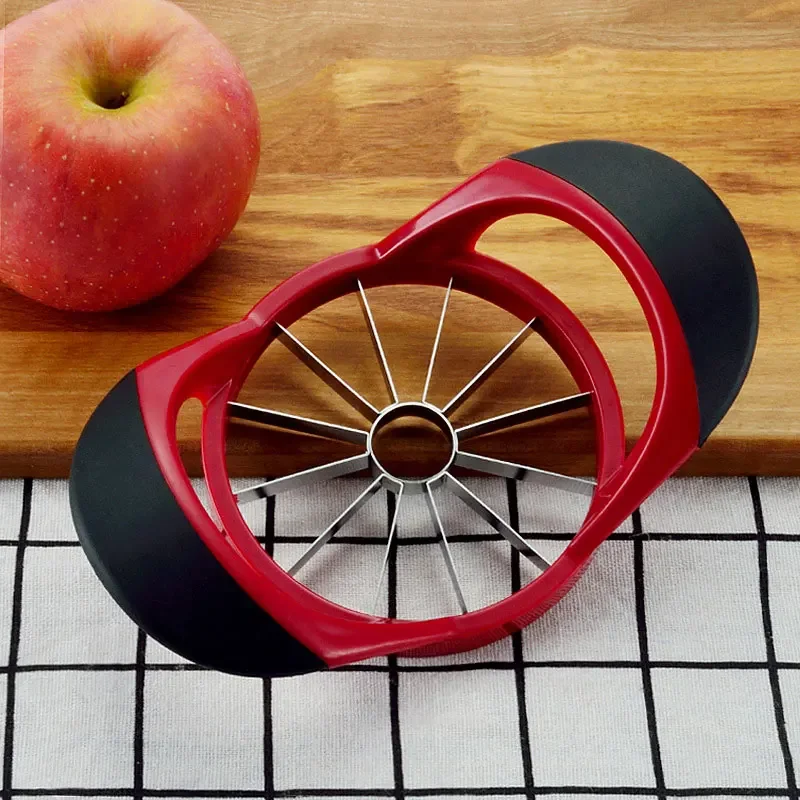 Apple Slicer Upgraded Version 12-Blade Large Apple Corer Stainless Steel Ultra-Sharp Apple Cutter for Women Christmas