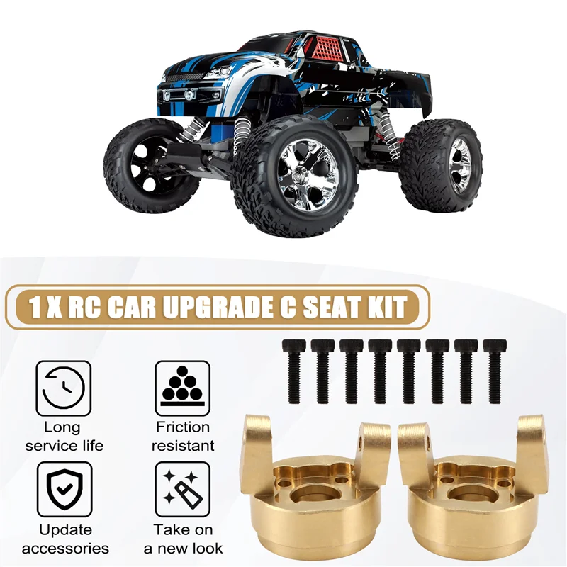 

BEDW-RC Car Upgrade Brass C Seat Kit For MJX H8H 1/10 YK4102 YK4103 YK4104 YK4106 YK4082 YK4083 RC Car Upgrade Part