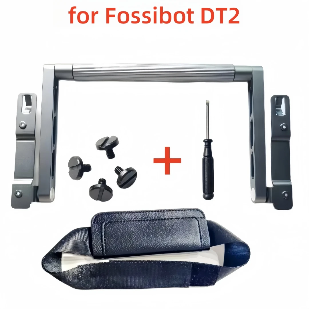 New Luxury Shockproof Aluminum Alloy Tablet Stand with Back Portable Leather Case Cover for Fossibot DT2