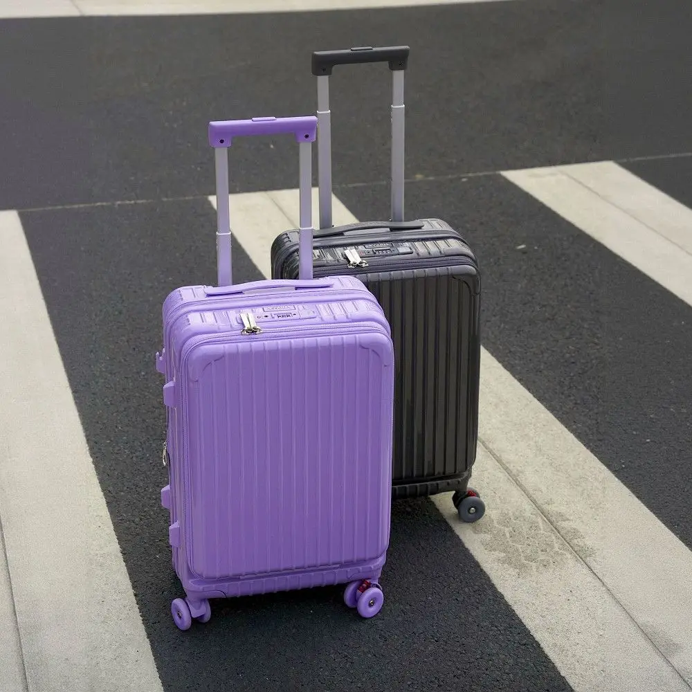 

Чемодан на колесиках с боковым доступом — дорожный чемодан большой вместимости с колесами на 360 градусов и замком TSA, для мужчин и женщин