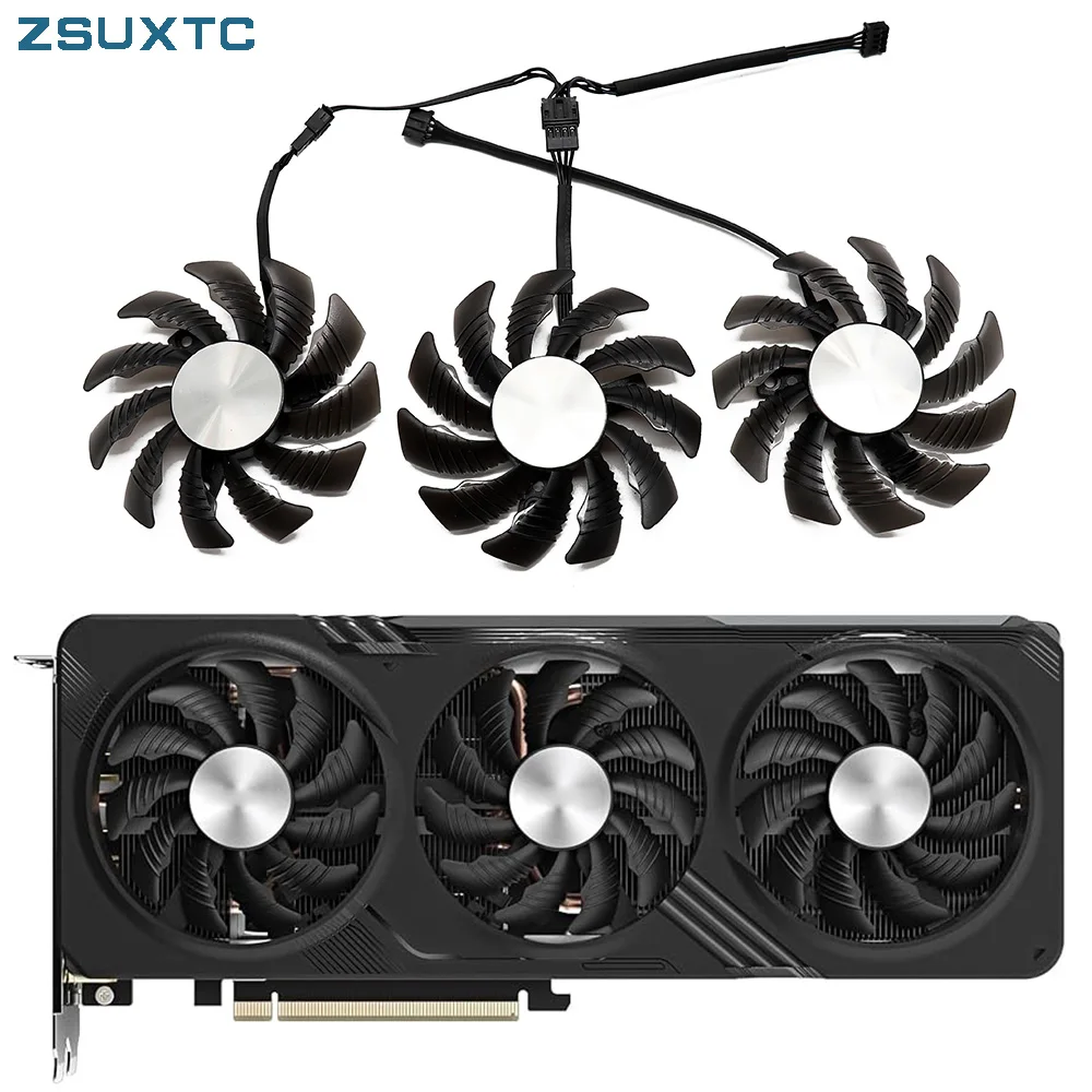 

Cooling Fan 75MM 4PIN RTX4060 Ti For Gigabyte RTX 4060 4060TI GAMING OC video card fan PLD08010S12HH
