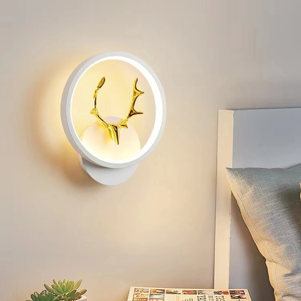 Kreative Wand leuchte Innen Nachttisch Wand leuchte einfache Kunst Design Wand leuchte unregelmäßige Grafik Luxus moderne Schlafzimmer Nachttisch lampe