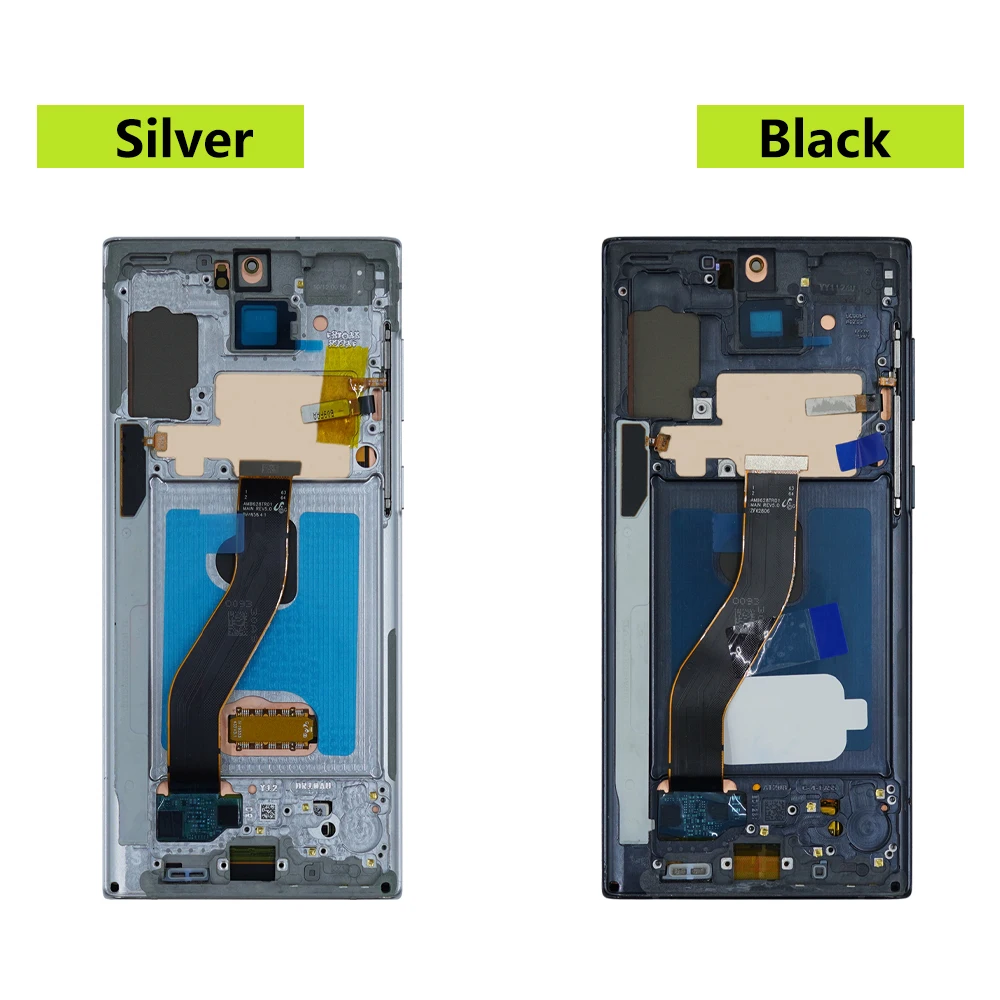 AMOLED Display For Samsung Galaxy Note 10 N970F N970 N9700 LCD With Frame Touch Screen Digitizer Assembly Replacement