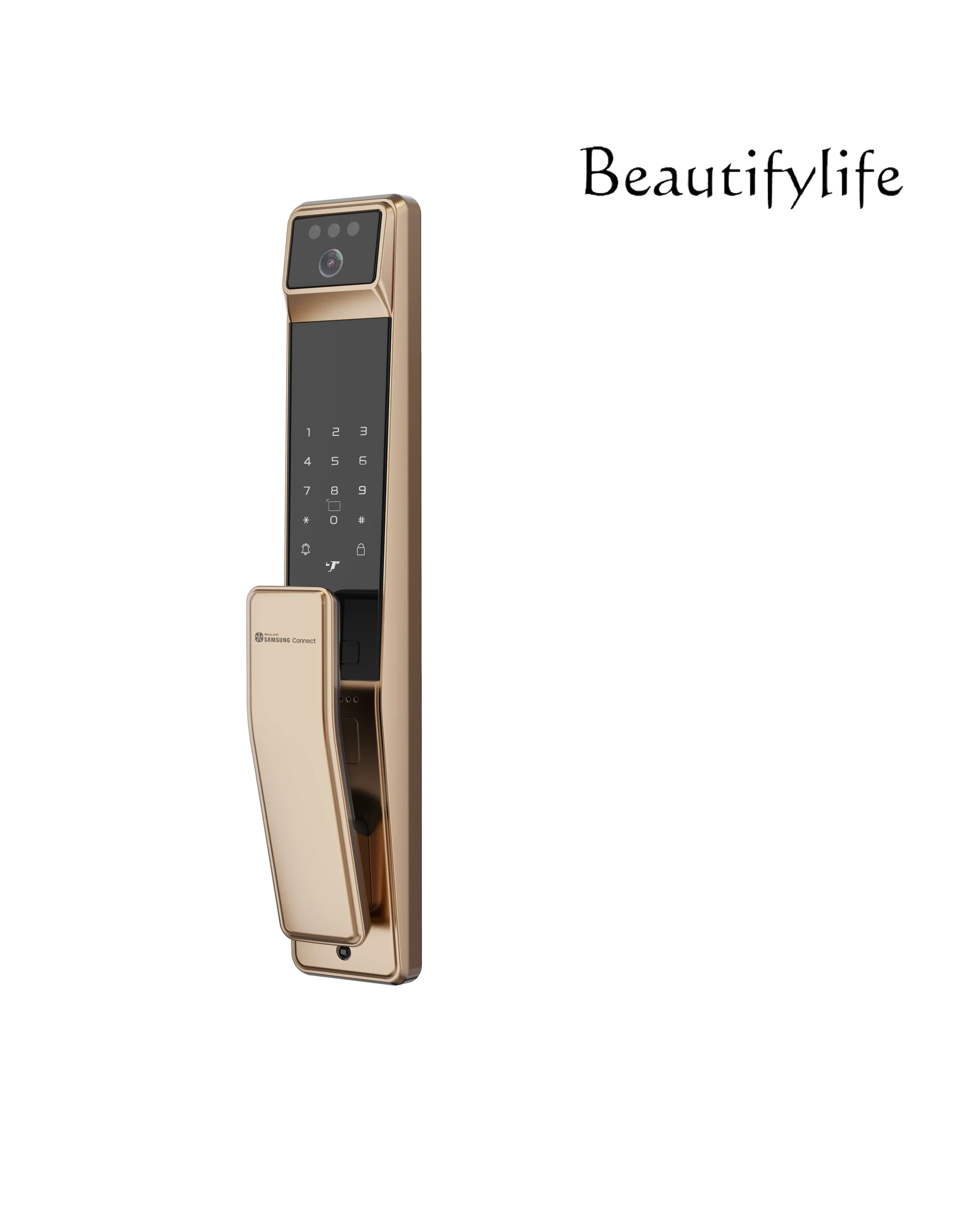 JB Face 3d Facial Recognition Doorbell With Camera Smart Digital Electronic Lock P30max For Samsung Smart Thing App Fingerpri