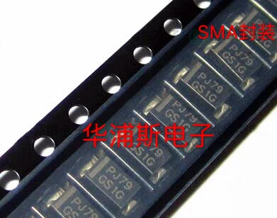 100 Chiếc 100% Orginal Mới GS1G-T 1A400V 214-AC SMA SMD Diode MICROSHEMI Thương Hiệu