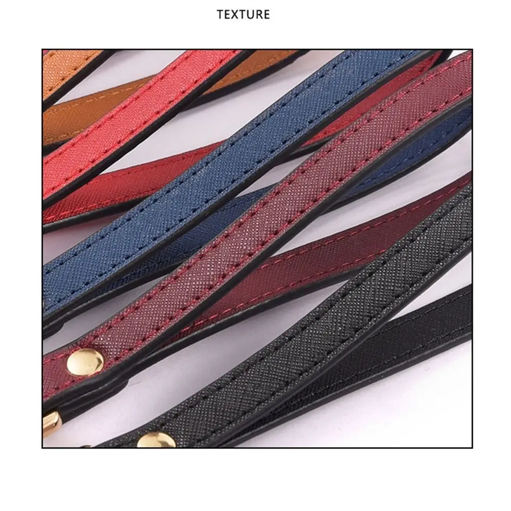 

Versatile Anti-Lost Leather Wrist Strap Clutches Strap Colourful Bag Belt Hand Carry Purse Strap Bag Accessories Girls