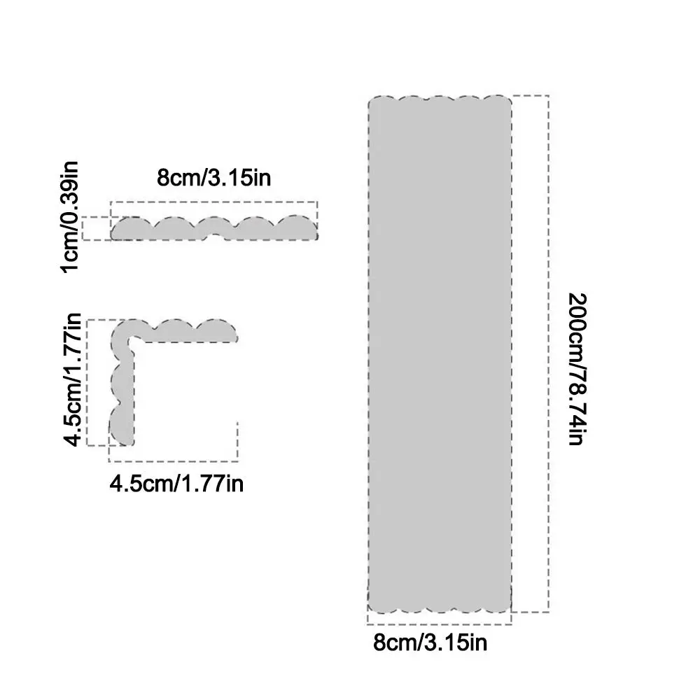 2m Desk Edge Guard Strip Cartoon Thickened Wall Corner Protector Self Adhesive Waterproof Table Anti Collision Cushion