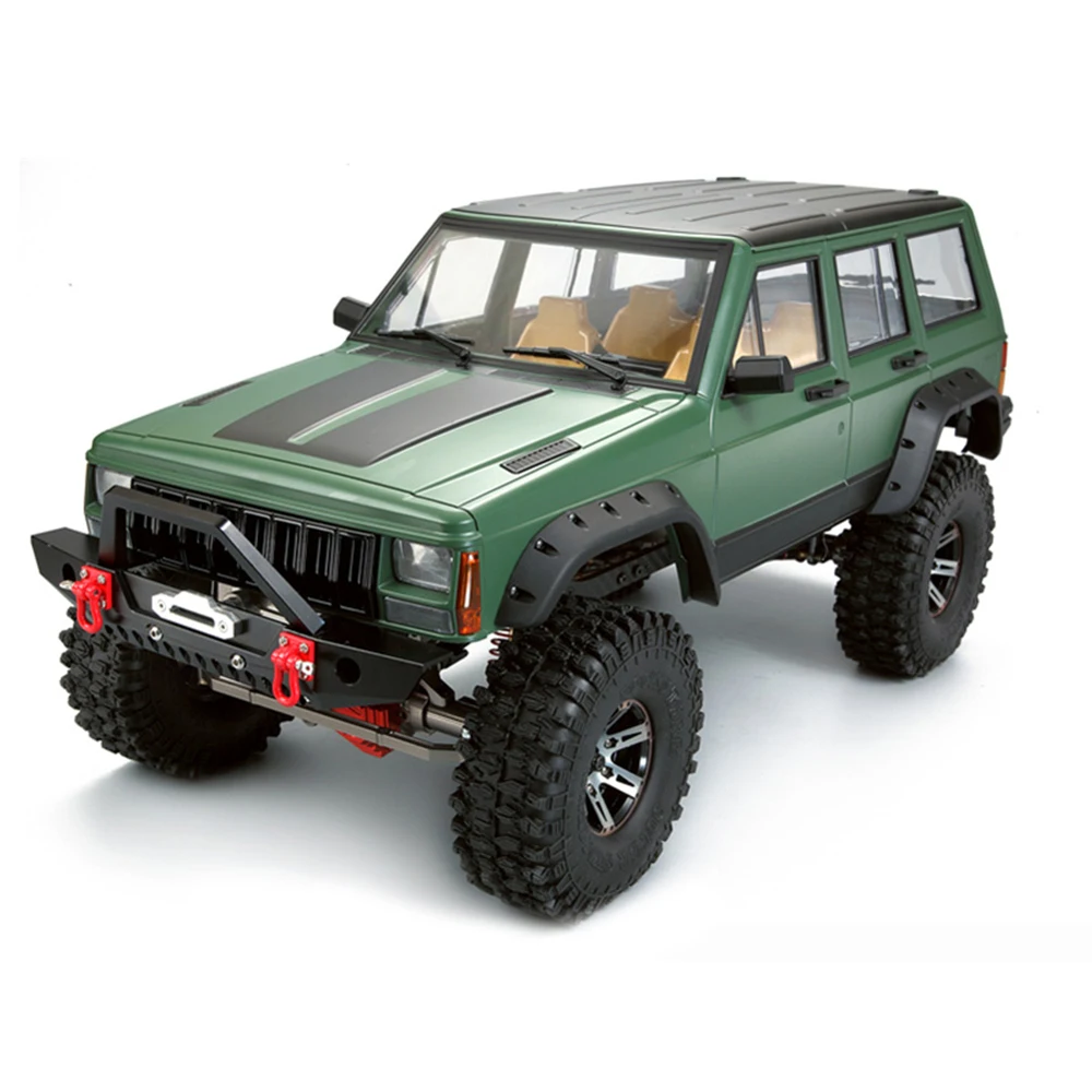 RED SPIDER 1/10 Scale Metal RC Crawler Hard Body Shell 313 Wheelbase  For SCX10 D90 Cherokee Off Road RC Truck Replacement Body