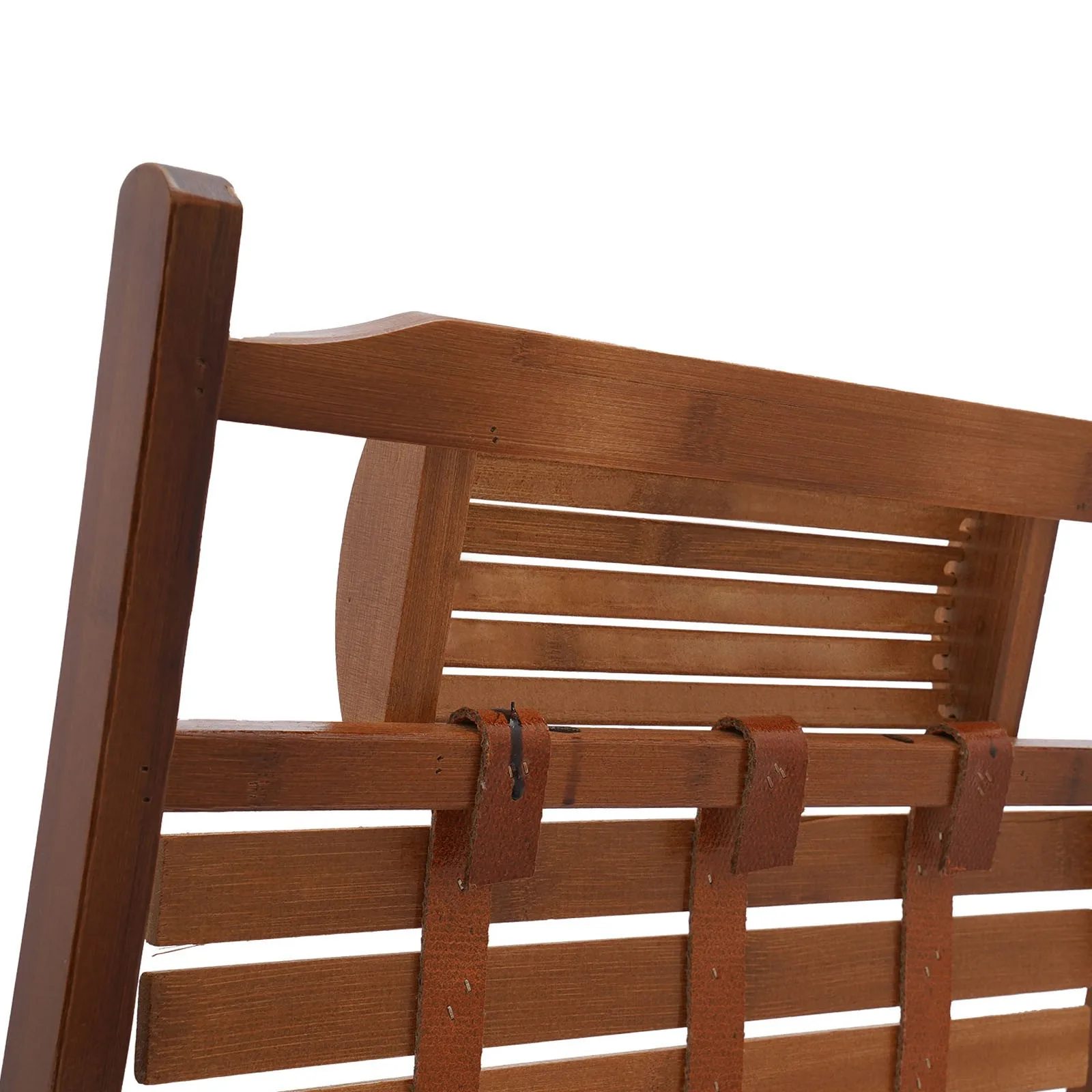 كرسي مريح من الخيزران، تصميم قابل للطي مع أوضاع قابلة للتعديل، مثالي للاسترخاء في الشرفة ومزاج القراءة #5