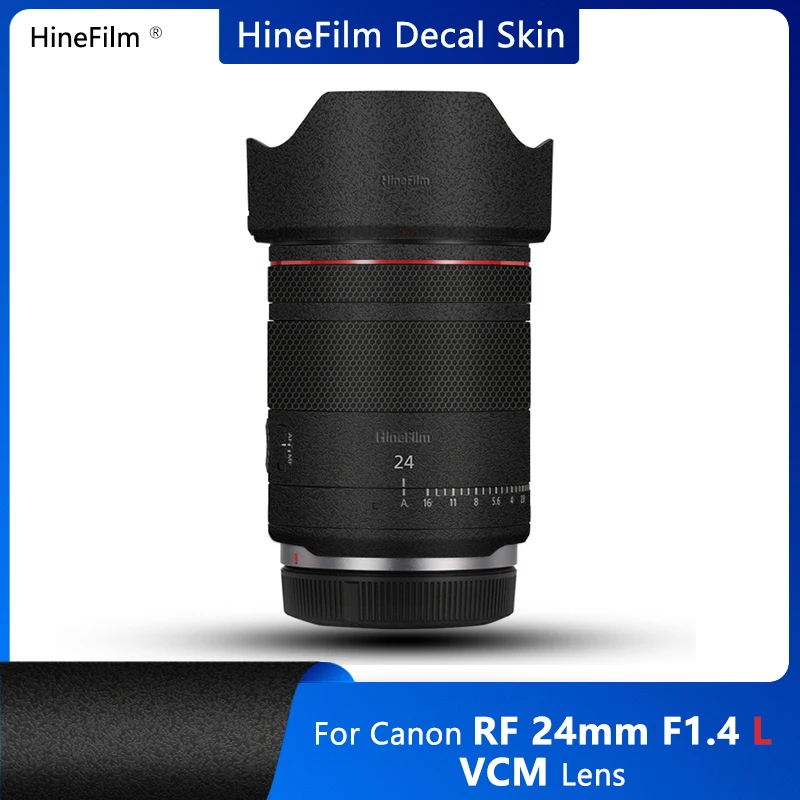 Hinefilm Skin for Canon RF24F1.4L Lens Sticker For Canon RF24mm F1.4 L VCM Lens Skin Protector 24f1.4 Wrap Cover RF24 F1.4 Skin