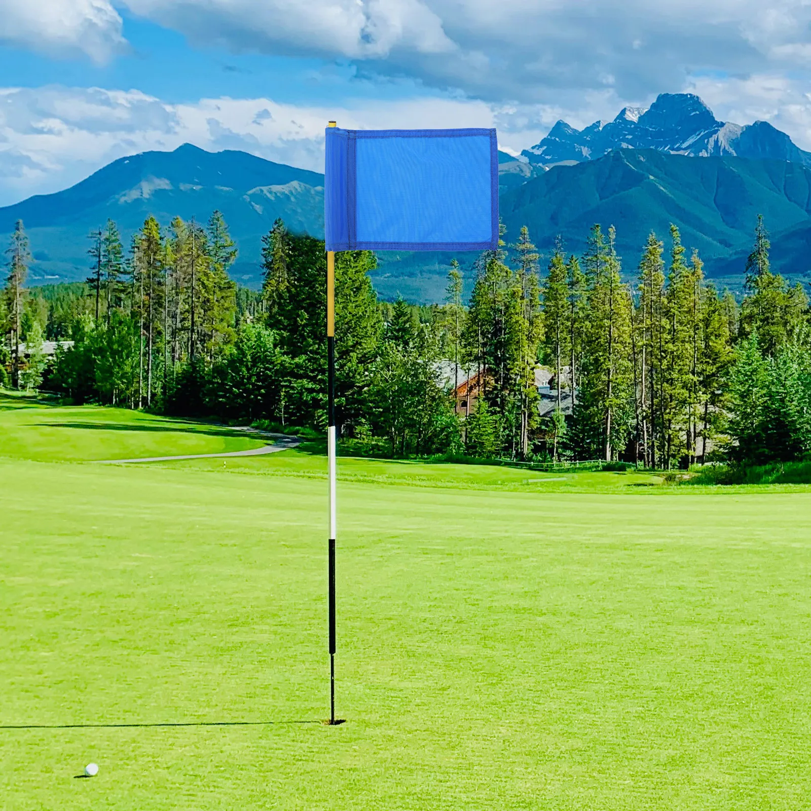 

Golf Flag Sturdy Canvas Practice Flag Portable Lightweight Golfing Training Gear for Effective Putting Improvement