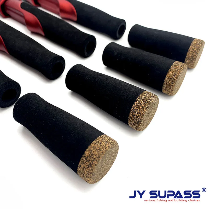 JY SUPASS Top Quality Reel Seat with Split Grips EVA foam custom fishing rod reel seat handle set repair fishing rod