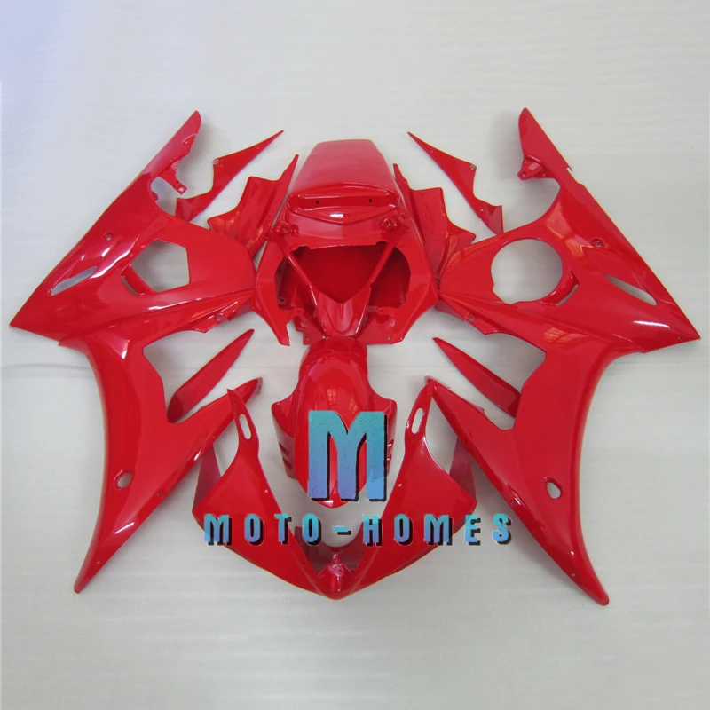 Customizable R6 2003 2004 2005 Bodywork Fairing Kit for Yamaha YZF R6 03 04 05 Injection Molding Body Repair Aftermarket Red