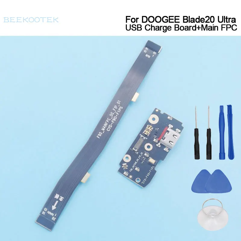 

DOOGEE Blade20 Ultra Board New Original Base Charging Charge Port Board With Main FPC For DOOGEE Blade20 Ultra Smart Phone