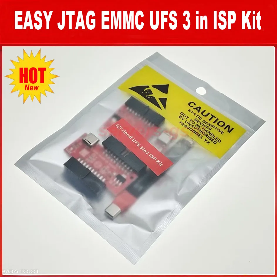 2025 NEW EASYJTAG eMMC UFS 3in1 ISP Kit without encryption chip For easy jtag plus box Repair