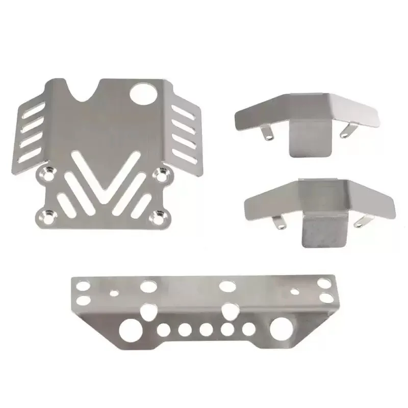 

Metal Upgrade 304 Stainless Steel Chassis Armor Non destructive installation For MJX 1/12 H12 H12Y+ Remote Control Car Parts