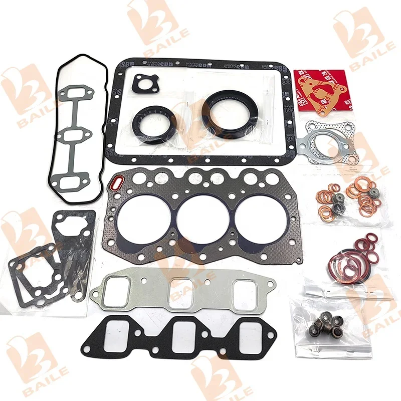 New Cylinder Full Gasket Kit For Yanmar 3TN66 3TNA66 3TNE66 3TNE66C Engine