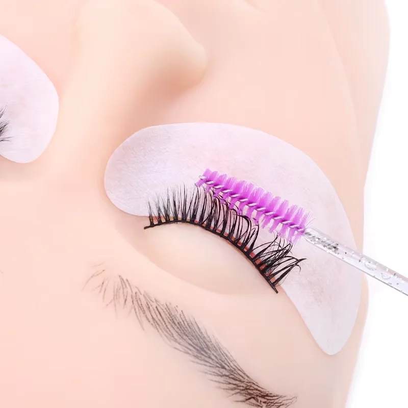 50 قطعة فرش رمش المتاح الرموش ماسكارا الصولجانات قضيب فرش ل رموش تمديد الحاجب الصولجانات أدوات ماكياج