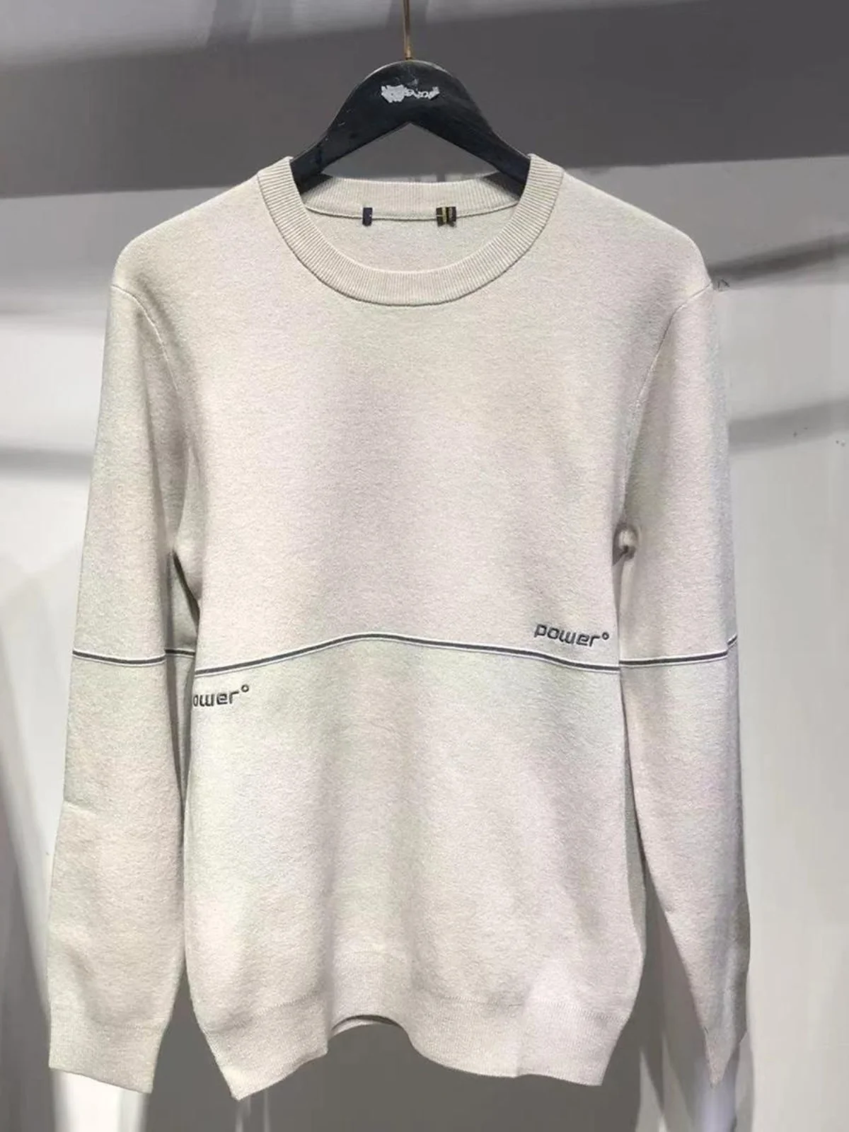 

Slim Fit round Ne Knitwear Pr Line Long Sve Simple Sle Men's Autumn Winter Sweater Casual Youth Faion Cotton Blend