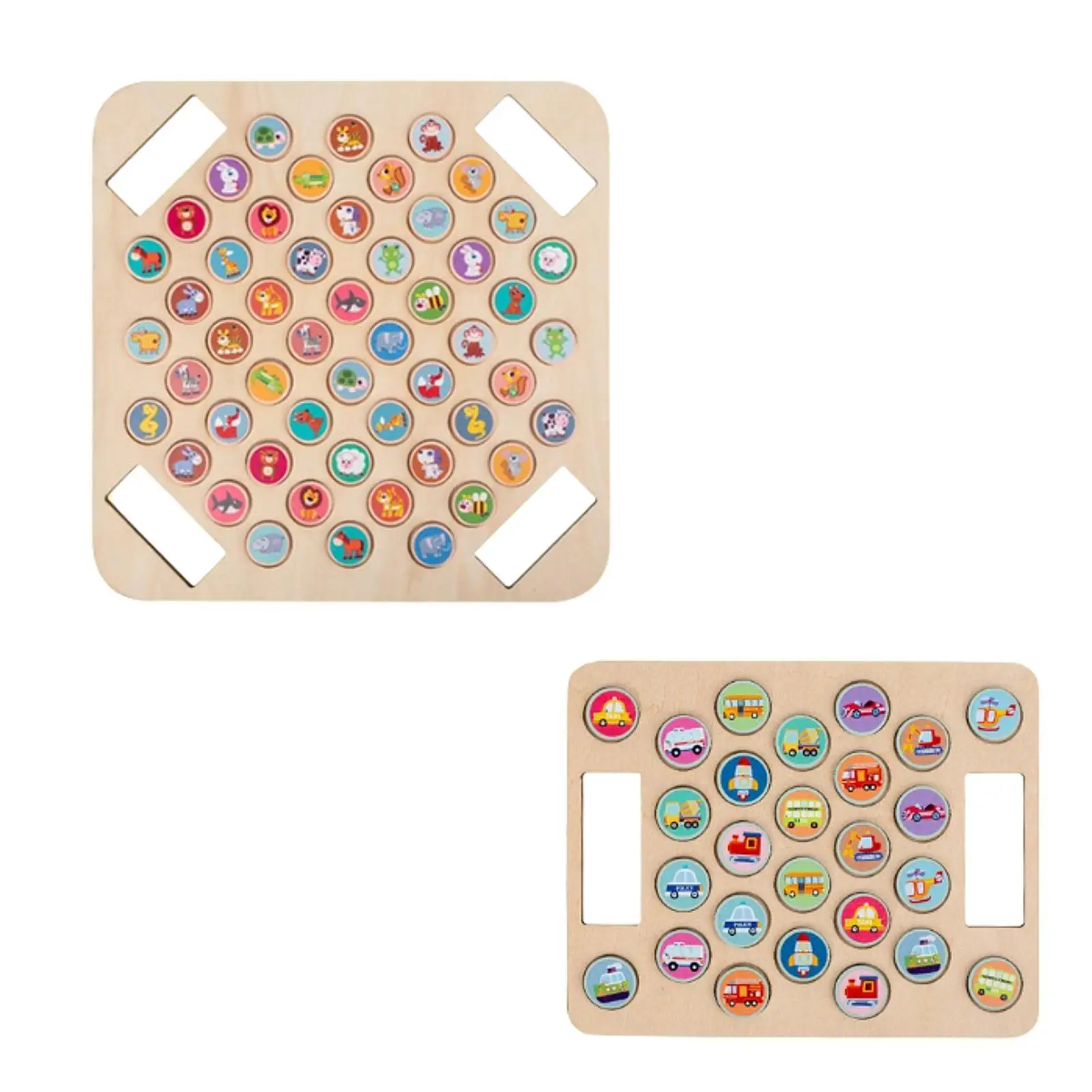 لعبة الشطرنج الخشبية لعبة سطح المكتب للأطفال نمط التدريب الإدراكي