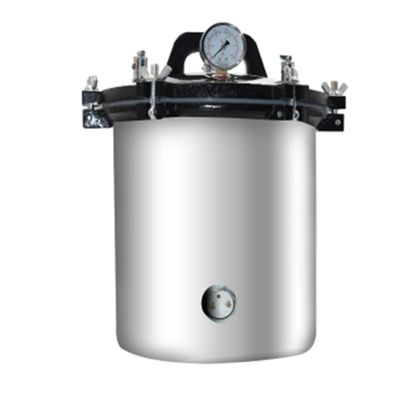 

18L Pressure Steam Sterilizer Stainless Steel Portable High Pressure Medical Hospital Sterilizer