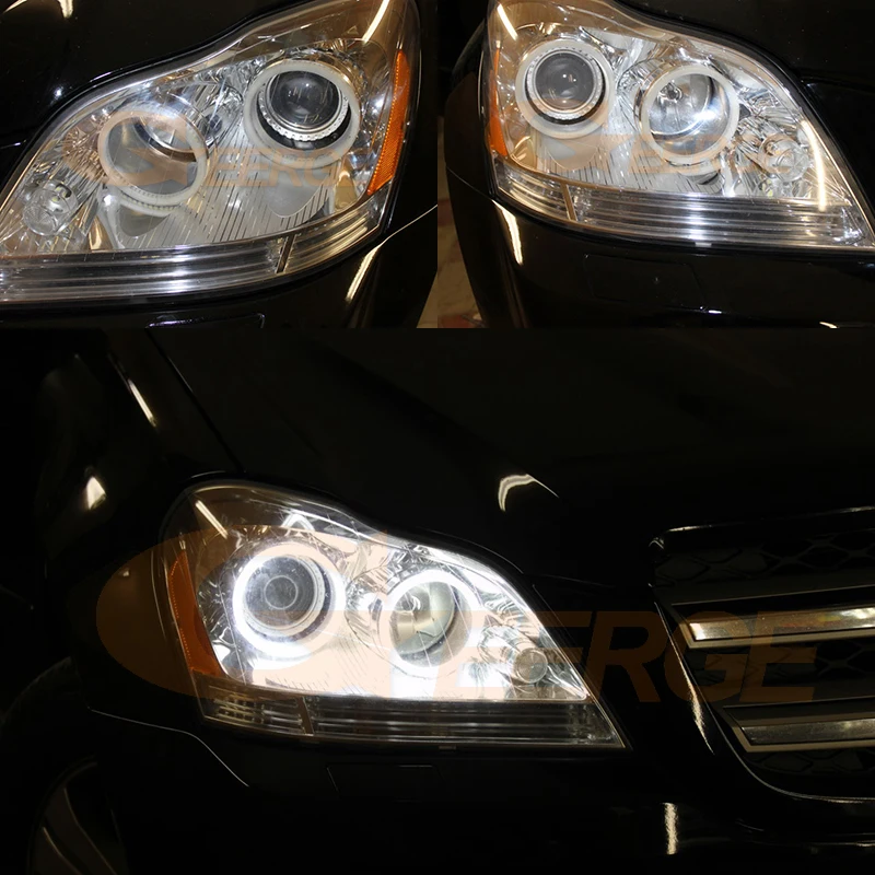 For Mercedes Benz GL Class X164 GL320 350 420 450 500 2007-2012 Ultra Bright LED Angel Eyes Kit Halo Rings Day Light