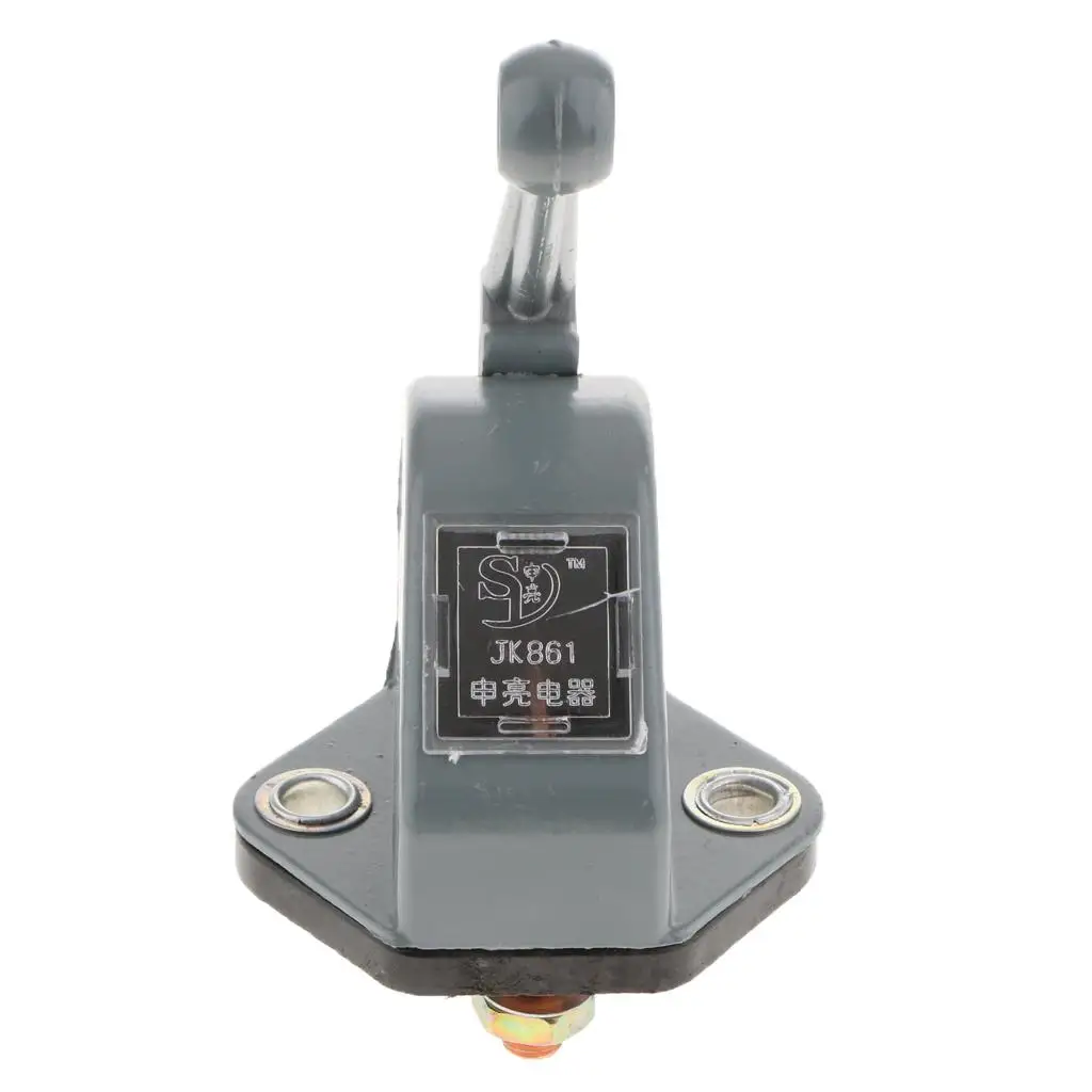 Battery Isolator Master Switch Iron Body Power Disconnect Safety Switch for Vehicle Quick Shut Off