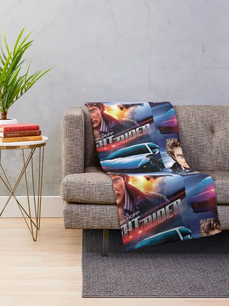 THE FANTASTIC CAR - KNIGHT RIDER Throw Blanket Sofa blanket throw blanket for sofa blankets for sofas