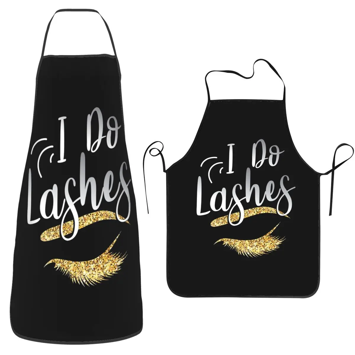 Funny Lashes Eyelash Lash Artists Aprons Chef Baking Tablier Sleeveless Bib Kitchen Cleaning Pinafore for Women Men Painting