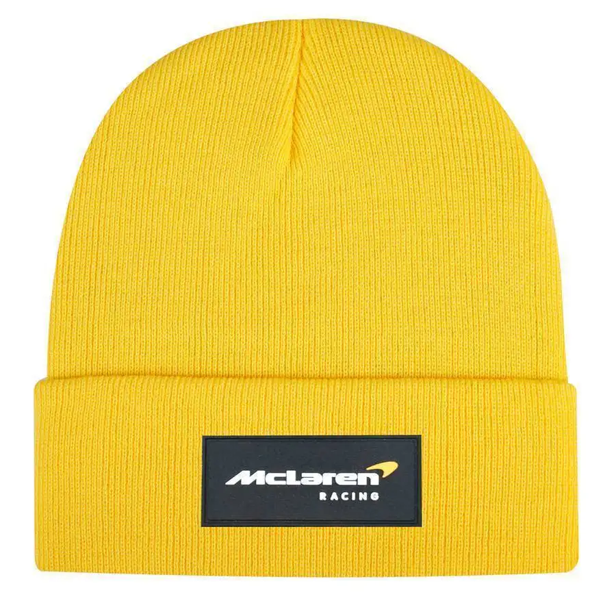 

Print Knitted Beanie Hat Winter Men Warm Casual Slouchy Hat Crochet Hats Female Baggy Cap For Mclaren 720S GT 600LT P1 Alcantara